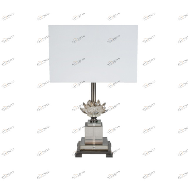 Лампа настольная Fleur 5216 PUSHA ИНТЕРЬЕРНЫЕ 061844 Белый;хром 