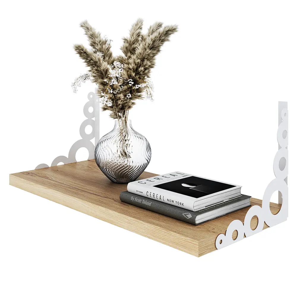 Утилитарный кронштейн Невада 2x18 см нагрузка до 15 кг цвет белый Santreyd STLM-2086874 - Вид №7