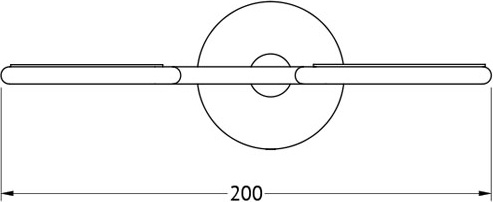 ELE 008 Держатель стакана/дозатора жидкого мыла и мыльницы ELLUX Elegance - Вид №1