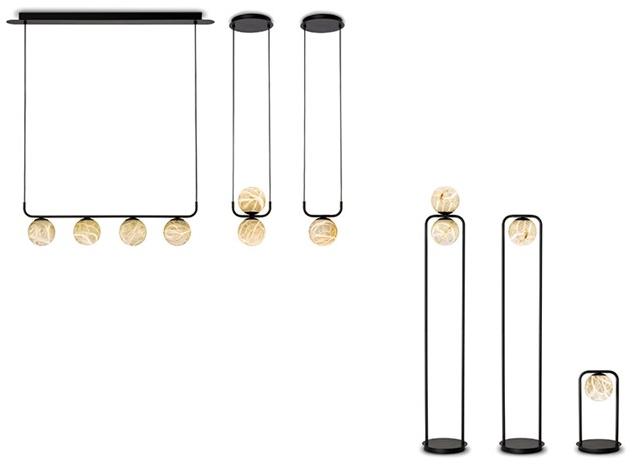 Alma light Светодиодный подвесной светильник из алебастра Tribeca 58001 - Вид №2