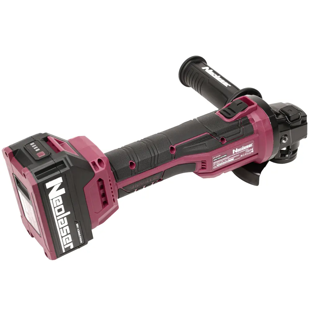 УШМ аккумуляторная Neolaser NAG125ACCUM2, 20 В Li-ion 2x4 Ач, 125 мм STLM-2042907 - Вид №10