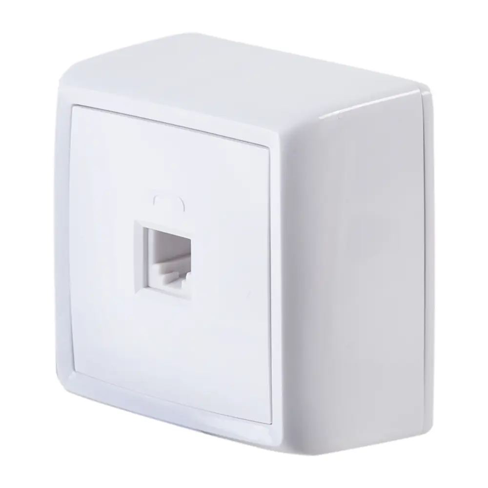 Телефонная розетка встраиваемая Reone RJ11, цвет белый STLM-2147893 - Вид №1