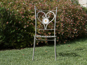 Штабелируемый садовый стул из нержавеющей стали