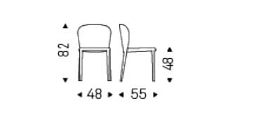 Кожаный стул Cattelan italia DAISY ARCH-00070591 - Вид №5