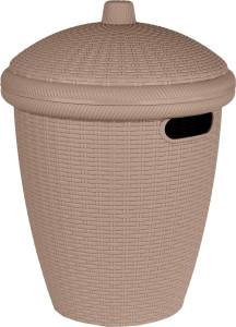 86851584 Корзина для белья цвет морской песок Rattan STLM-0072054 KEEPLEX