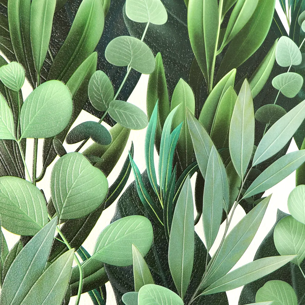 Обои бумажные Elysium Эвкалипт зеленые 0.53 м 908506 STLM-2060949 - Вид №1