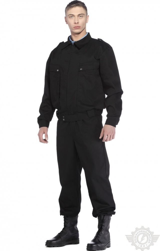 61522 Костюм "Страйк" летний черный  Одежда для охранных структур  размер 60-62/182-188 Спецодежда  - Вид №6