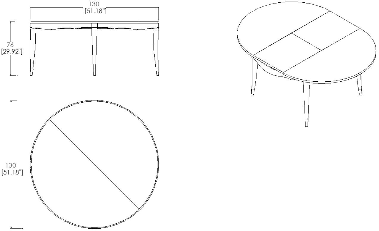 Roche Bobois Прямоугольный обеденный стол Nouveaux classiques sun-id-1468647 - Вид №5
