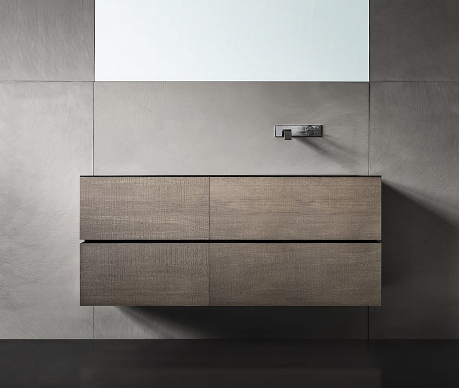 Подвесной шкаф для умывальника с ящиками со встроенной раковиной Moab DRESSCODE ARCH-00053463 - Вид №9