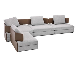 Модульный тканевый диван