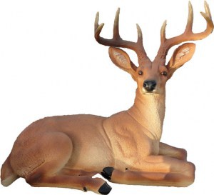 11163 ОЛЕНЬ лёжа, скульптура из бетона LAB.Space  - Вид №1