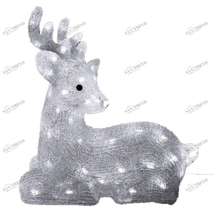 Световая Фигура "Бемби" 3D ELKI СВЕТОВЫЕ ФИГУРЫ 017730 Белый 