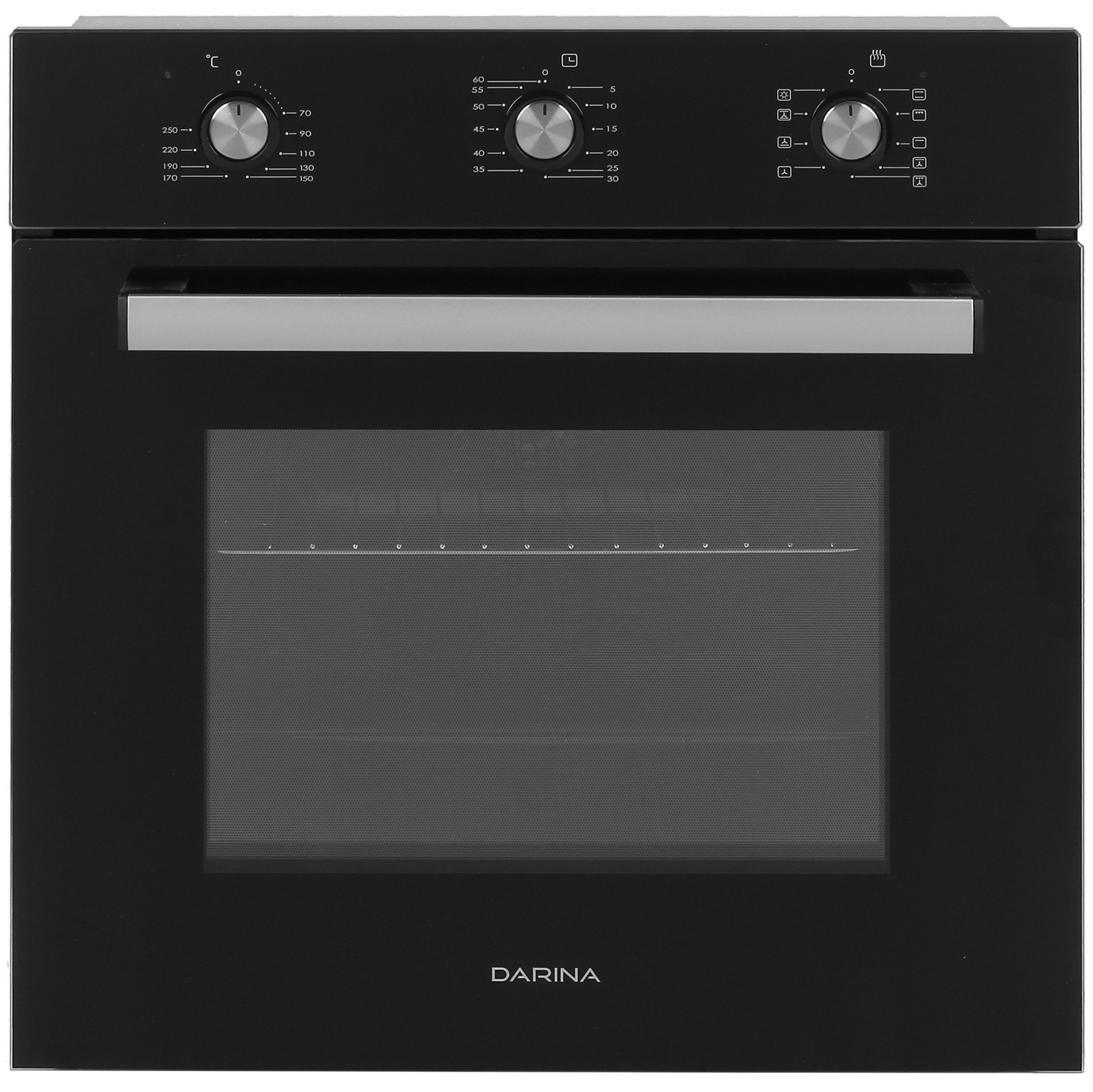 1234505 Электрический духовой шкаф Darina 1V5 BDE 112 707 B черный STDN-0067960