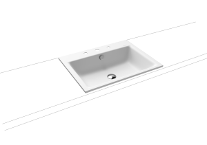 Умывальник KALDEWEI Сталь эмалированная 3151 258 альпийский белый матовый