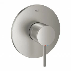 Смеситель однорычажный для душа GROHE Atrio New, круглая розетка, cуперcталь (24065DC3)