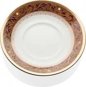 92947 Noritake Чаша для десерта Noritake "Ксавьер,золотой кант" 15см Фарфор костяной