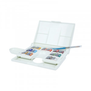 390083 Краска акварель набор Cotman компактный 14 цв. с кистью сер.111 Winsor&Newton