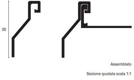PROFILITEC Модульный профиль и желоб Bordertec Btr30as270 - Вид №1