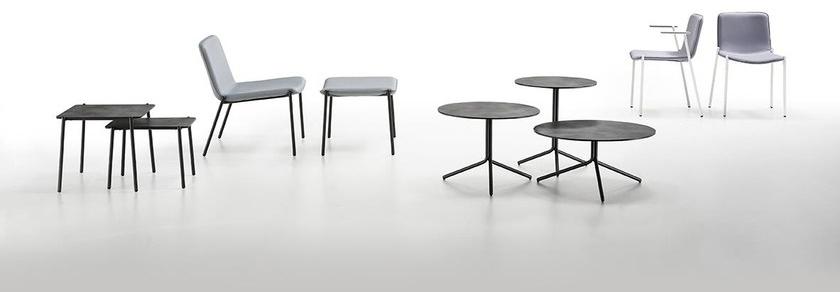 Midj Стул из мягкой ткани Trampoliere sun-id-1344801 - Вид №2