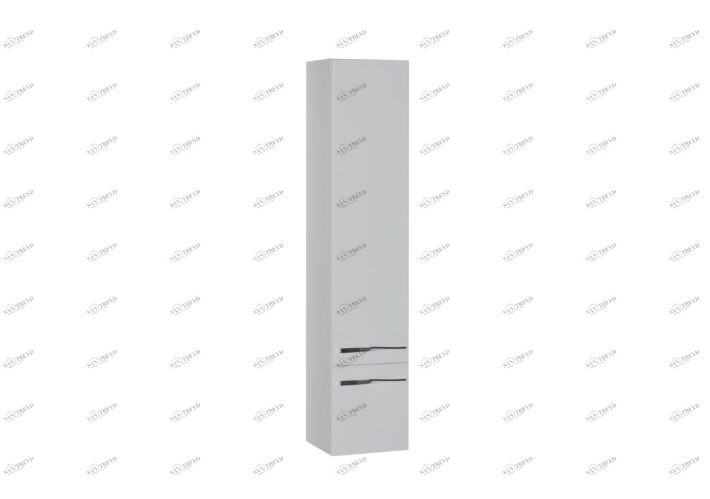 Шкаф-пенал для ванной Aquanet Модена 35 (001) белый 00179445