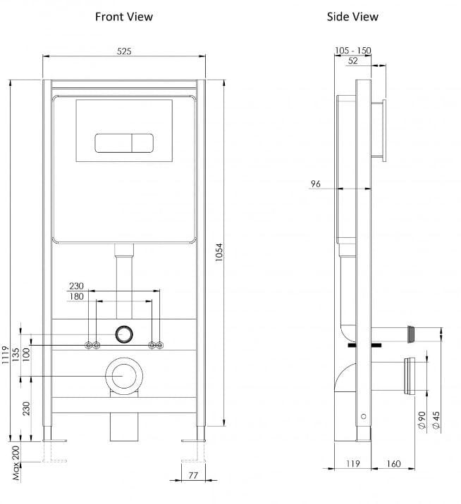 Керамический подвесной туалет без бриды LUSSO BERKELEY ARCH-00030463 - Вид №19
