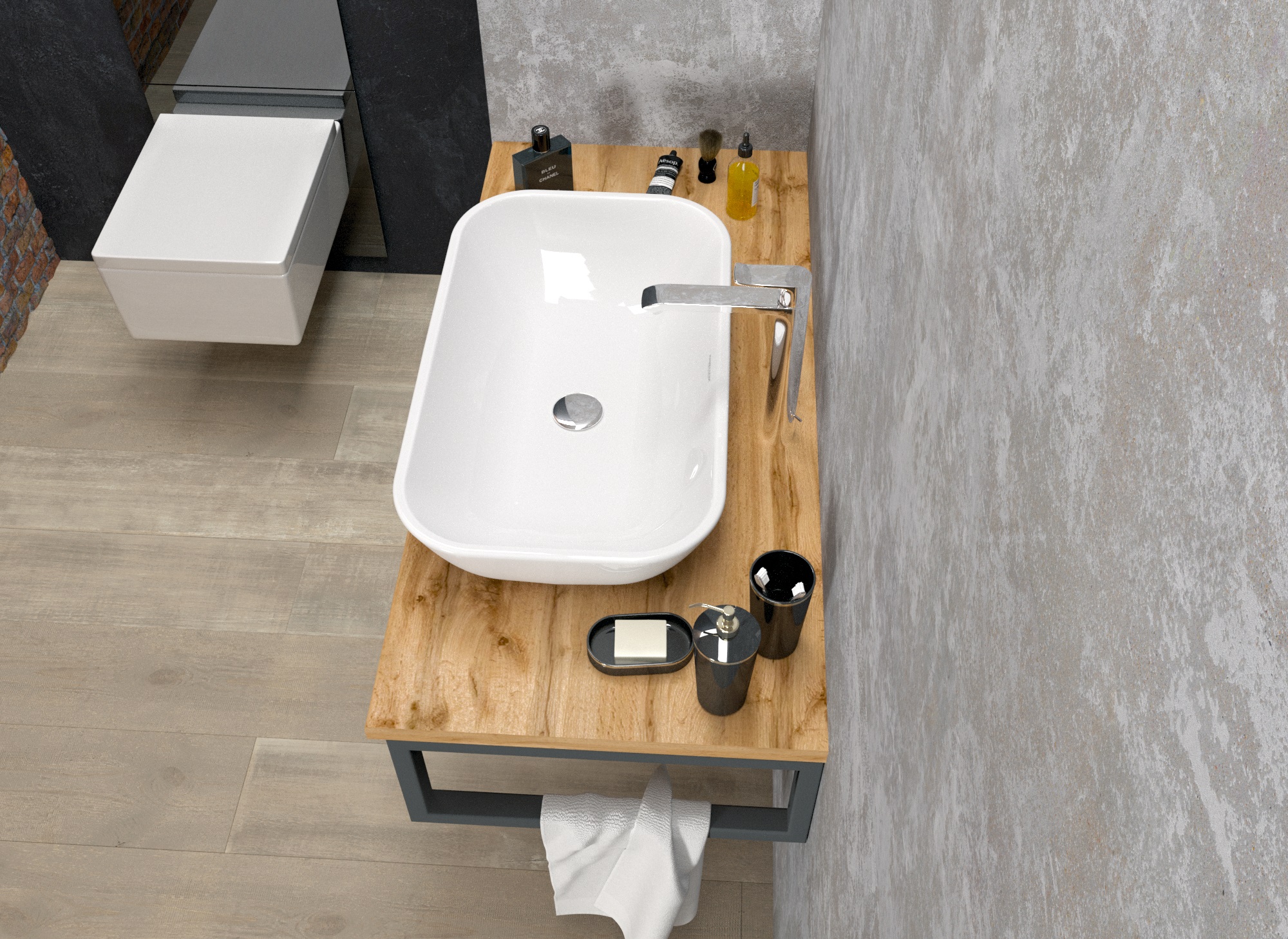 У85832 Столешница GRUNGE LOFT 100 Дуб Вотан 1 Marka GRUNGE LOFT  - Вид №1