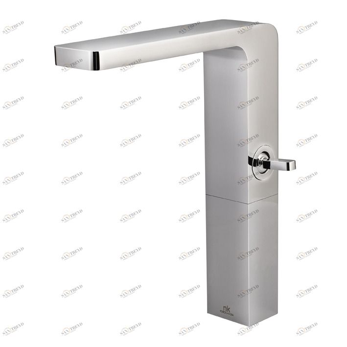 Смеситель для раковины, однорычажный, с высоким изливом 3/8 дюйма. Керамический картридж Ø25 мм. Длина шлангов 470 мм. Без всплывающих отходов. Излив с ограничителем потока (ограничьте расход до 8 л / мин при 3 барах, чтобы избежать разбрызгивания воды) Noken LOUNGE 100063523