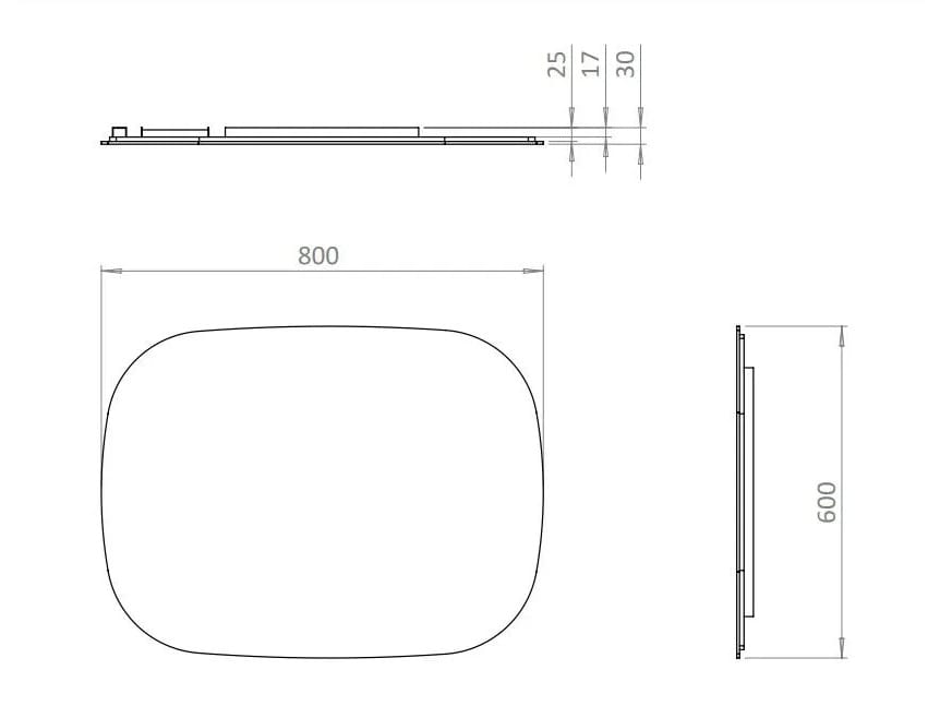 Настенное зеркало для ванной комнаты CROSSWATER ARTIST ARCH-00047289 - Вид №2