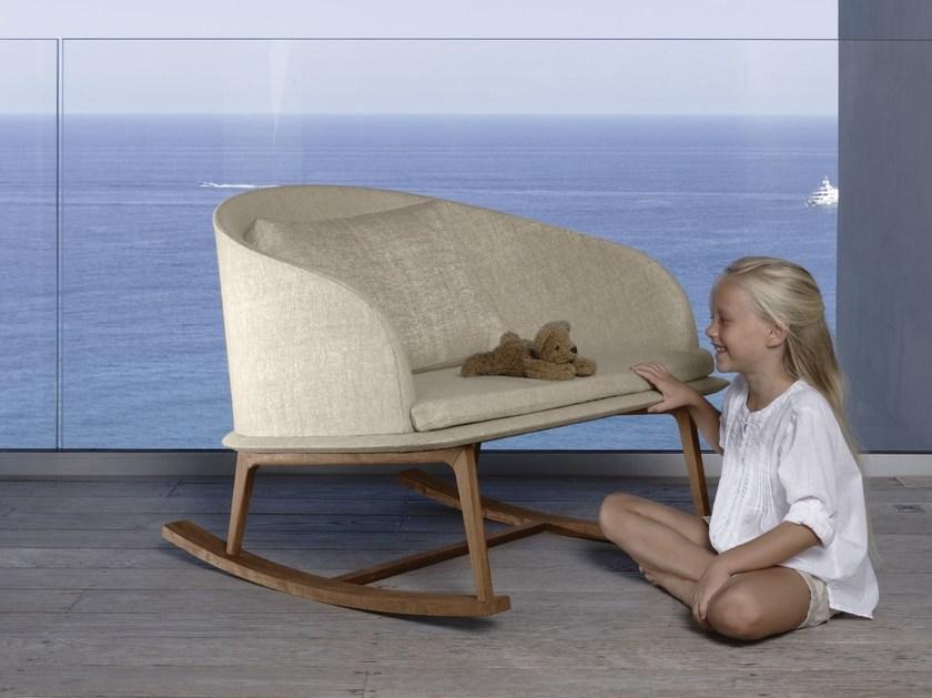 Talenti Кресло-качалка из ткани Cleo teak Clepd - Вид №4