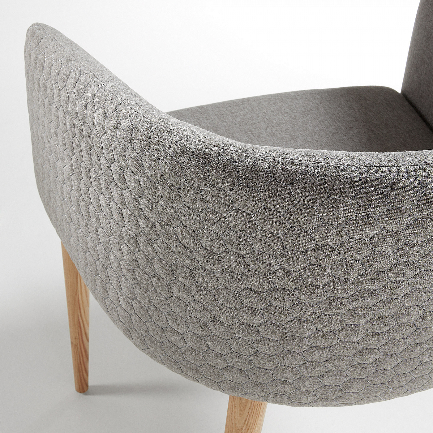 051260 Стул светло-серый La Forma Harlan  - Вид №1