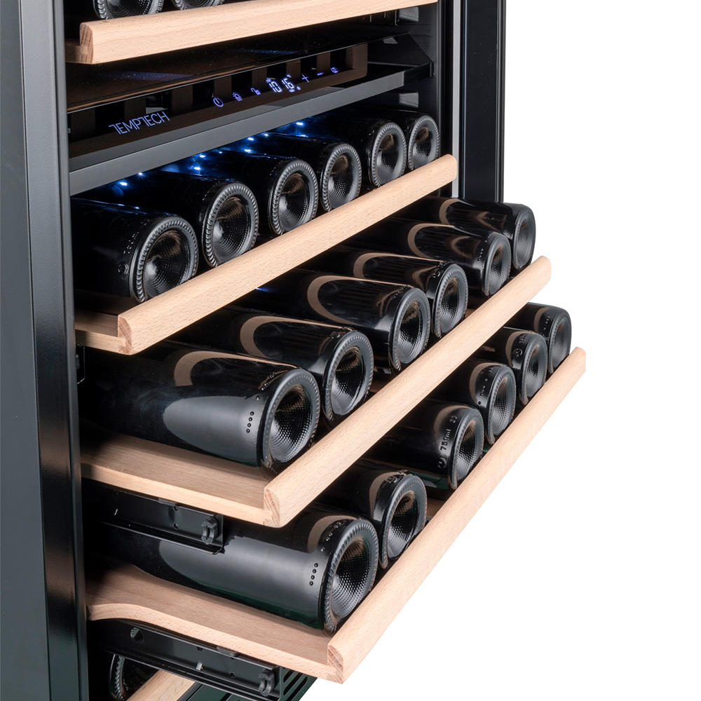 9173348 Винный шкаф Temptech OX60DRB-24 черный STDN-0129403 - Вид №4