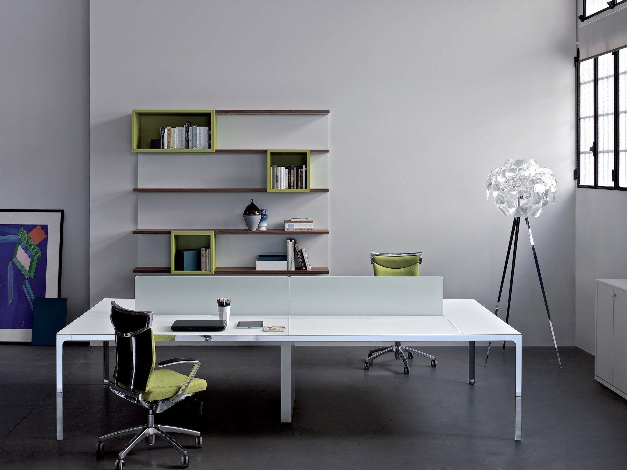 Кожаный операционный офисный стул с колесами ESTEL GROUP Uniqa ARCH-00109249 - Вид №1