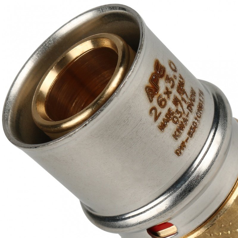 Муфта соединительная STOUT 26х3,0 мм под пресс SFP0003002626 - Вид №1