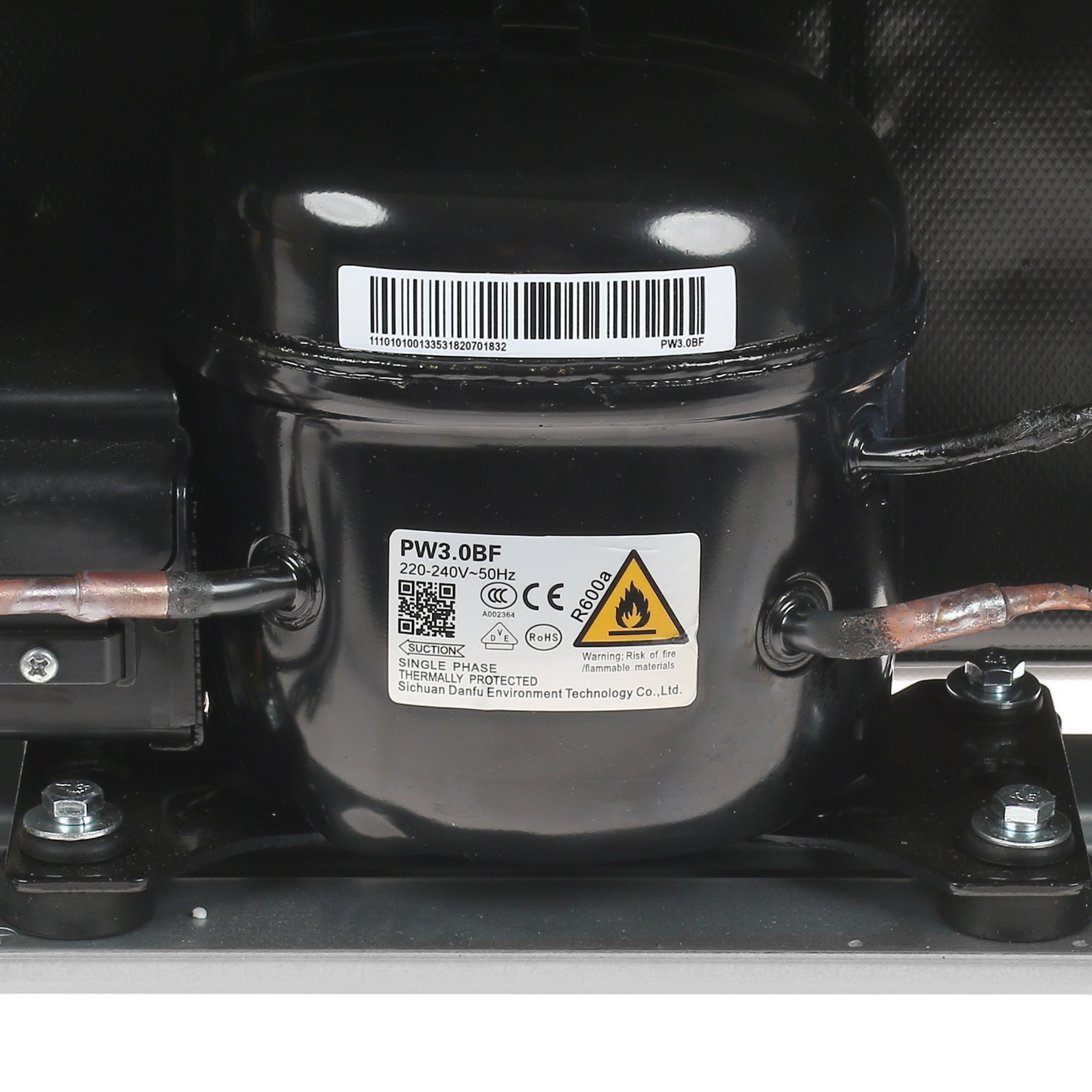 8189671 Холодильник компактный   Бирюса M90 серебристый STDN-0090290 - Вид №12