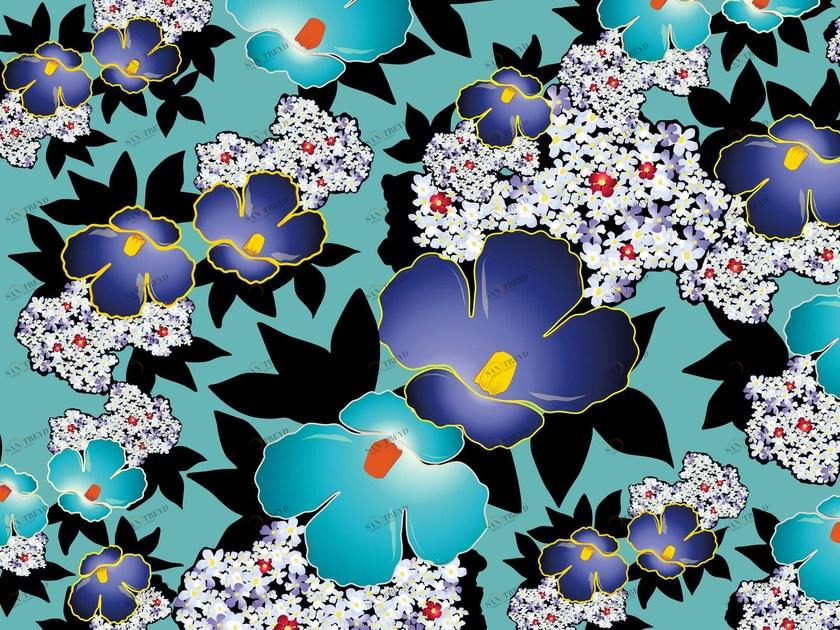 Wall&decò Обои с цветочными мотивами Contemporary wallpaper 2013 Gpw1307