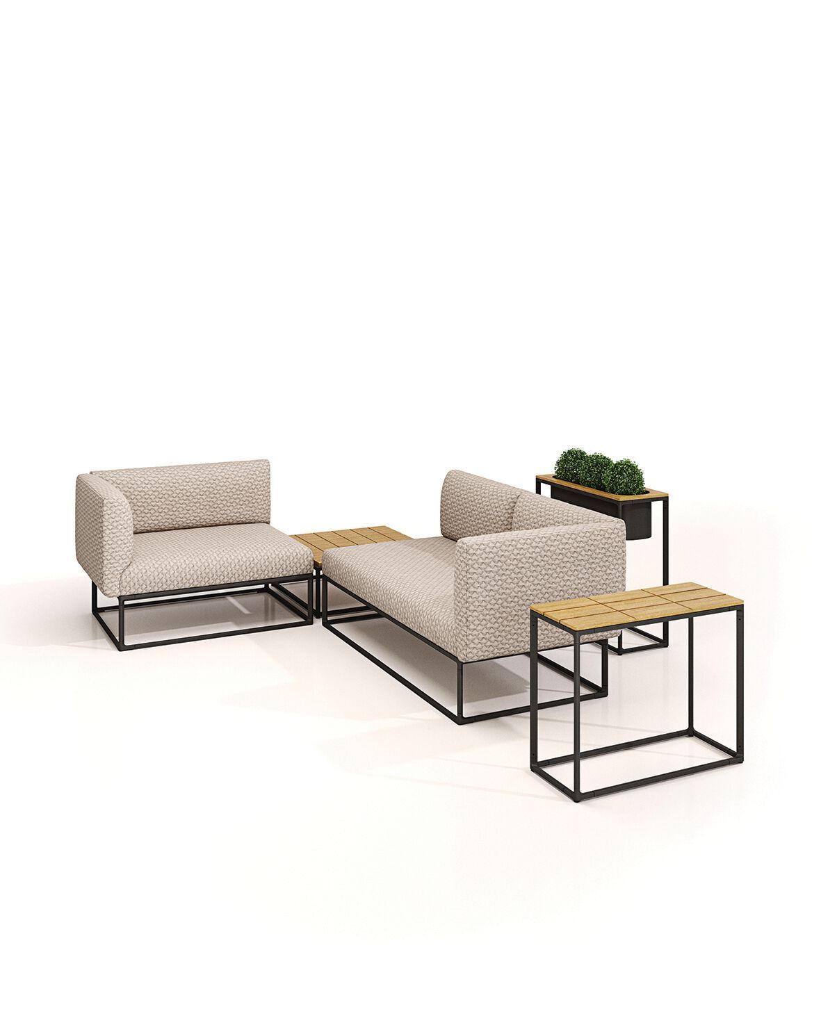 Тканевый модульный садовый диван Gloster Maya ARCH-00027700 - Вид №4