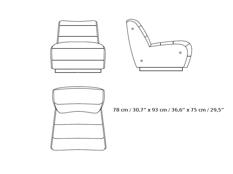 Бархатное кресло Munna ARCH-00050238 - Вид №4