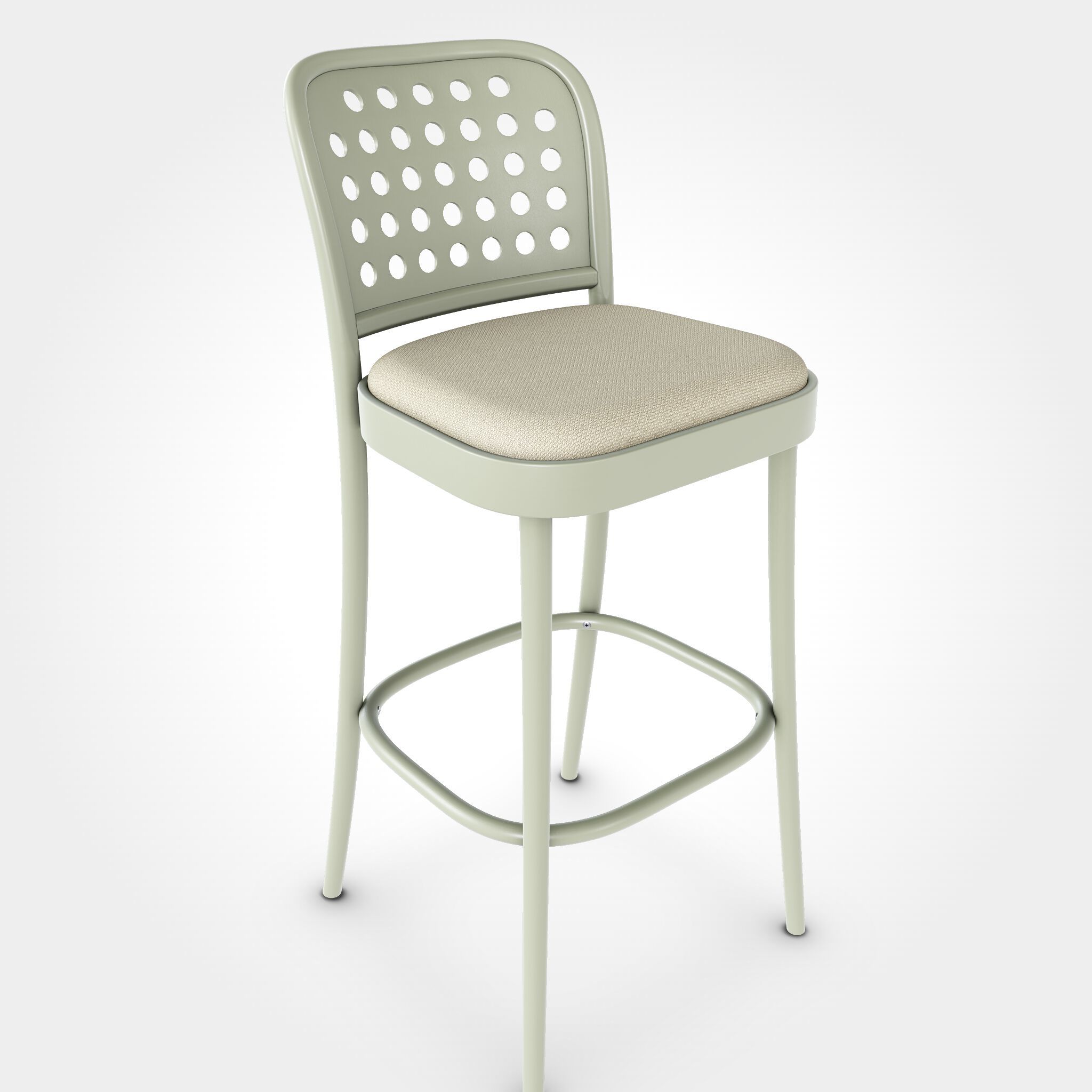 Деревянный стул с мягким сиденьем TON 822 ARCH-00099921