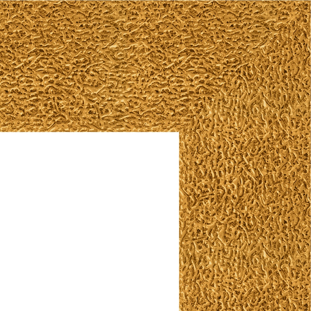 BY 4452 Зеркало с гравировкой в багетной раме - чеканка золотая 90 mm EVOFORM Exclusive-G - Вид №5