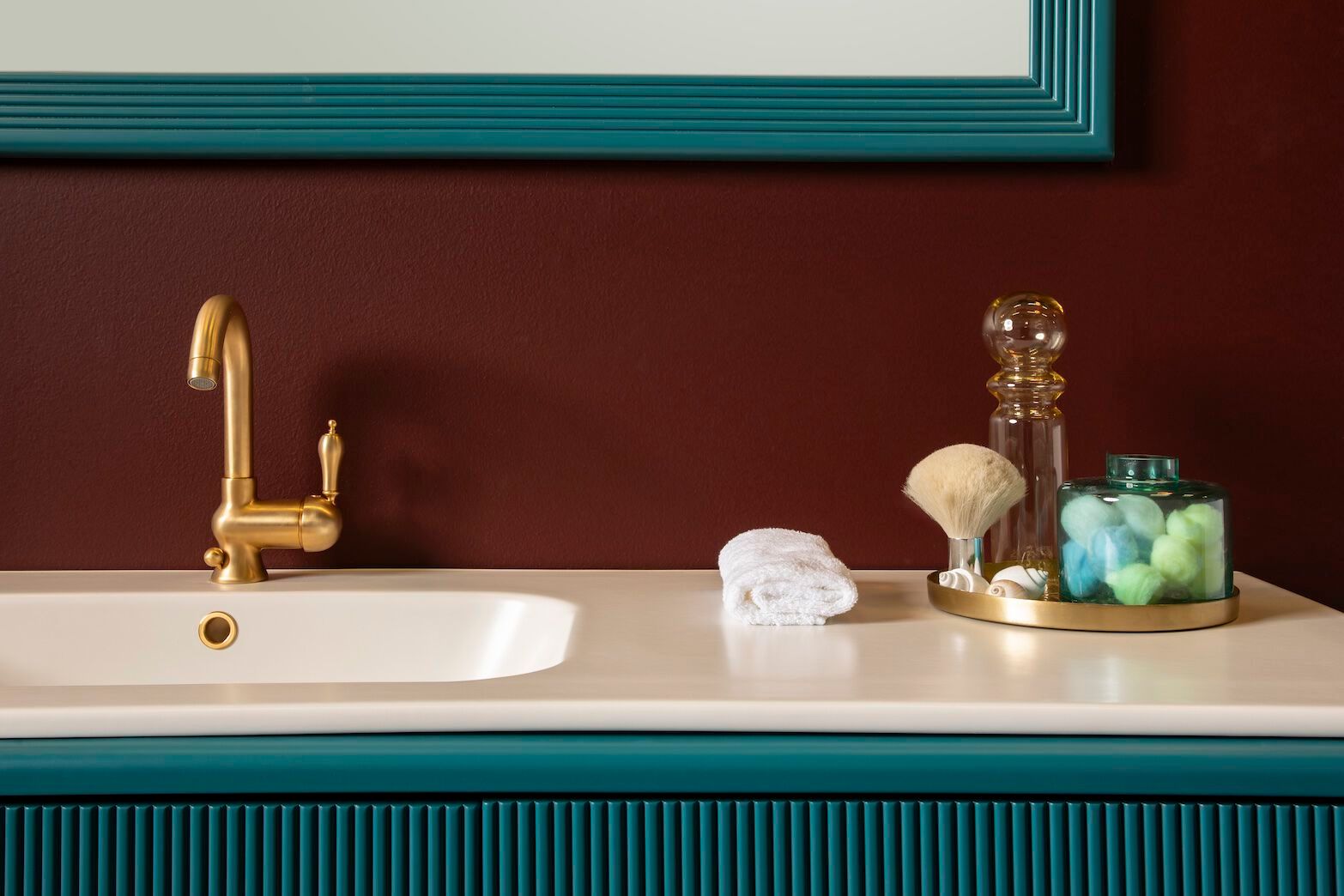 Напольный умывальник с зеркалом Gaia Mobili Contemporary ARCH-00081972 - Вид №7