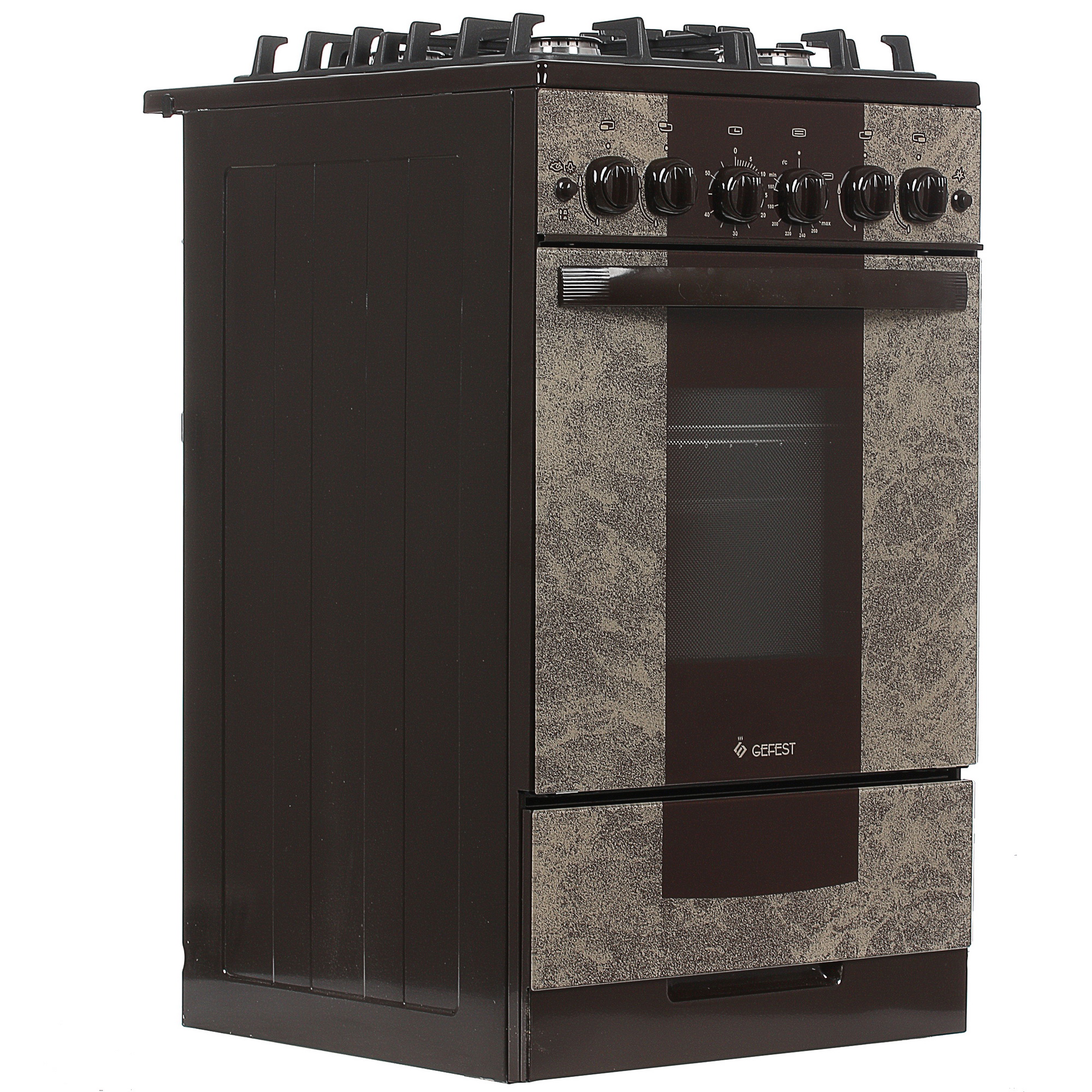 1115593 Газовая плита Gefest ПГ 5500-02 0114 коричневый STDN-0136737 - Вид №1