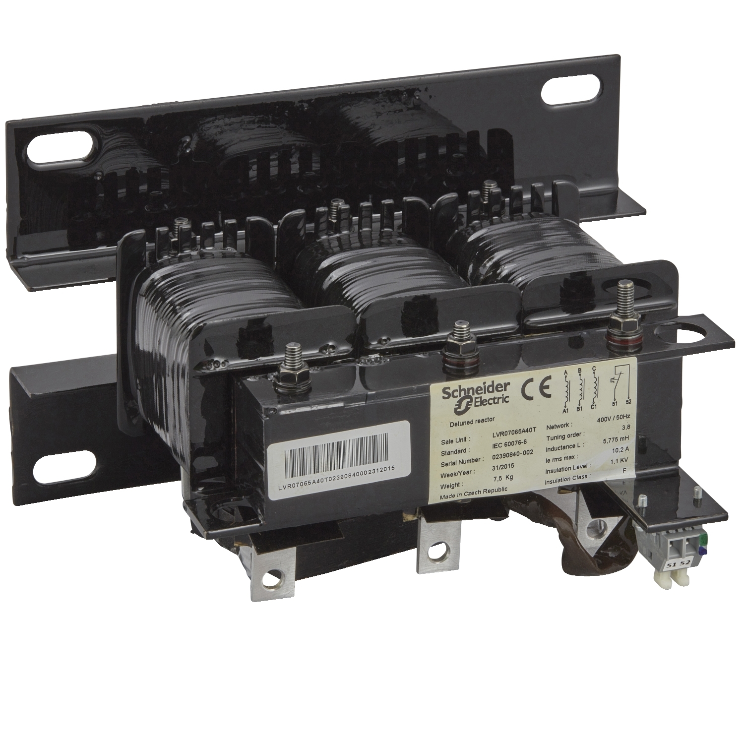 LVR07065A40T Дроссель 400В 7% 6,25 кВАр Schneider Electric PowerLogic 