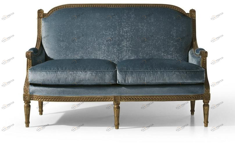 OAK 2-местный диван из ткани в стиле Людовика XVI Galleria sun-id-1448947
