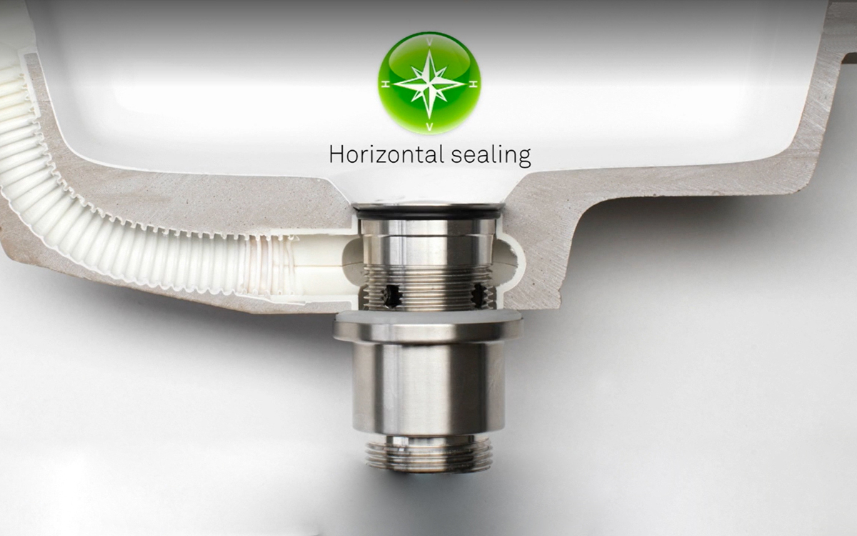 QA1250M Гигиена+ слив стационарный-открытыйd line Qtoo  - Вид №3