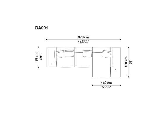 3-местный тканевый диван B&B Italia док ARCH-00033457 - Вид №80