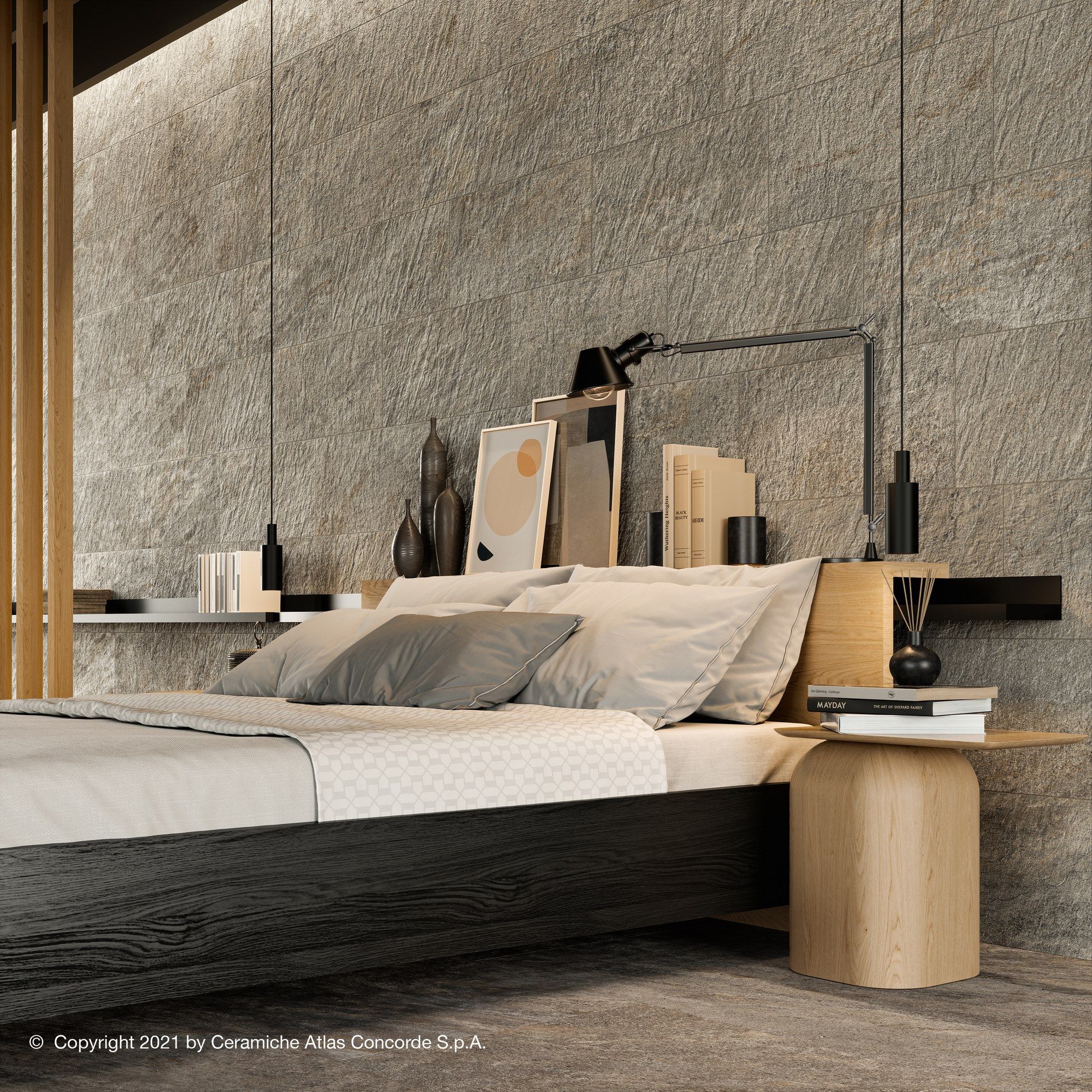 Пол / облицовка керамогранита с эффектом камня Atlas Concorde Norde ARCH-00026085 - Вид №28