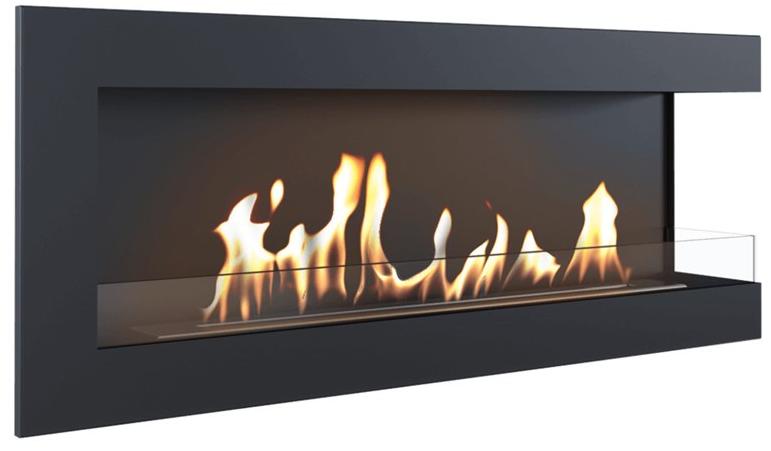 Kratki Настенный угловой камин из биоэтанольной стали sun-id-1468493 - Вид №1