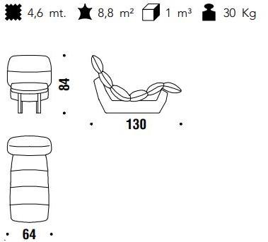 Moroso Кресло Imbottita Lilo sun-id-1344449 - Вид №4