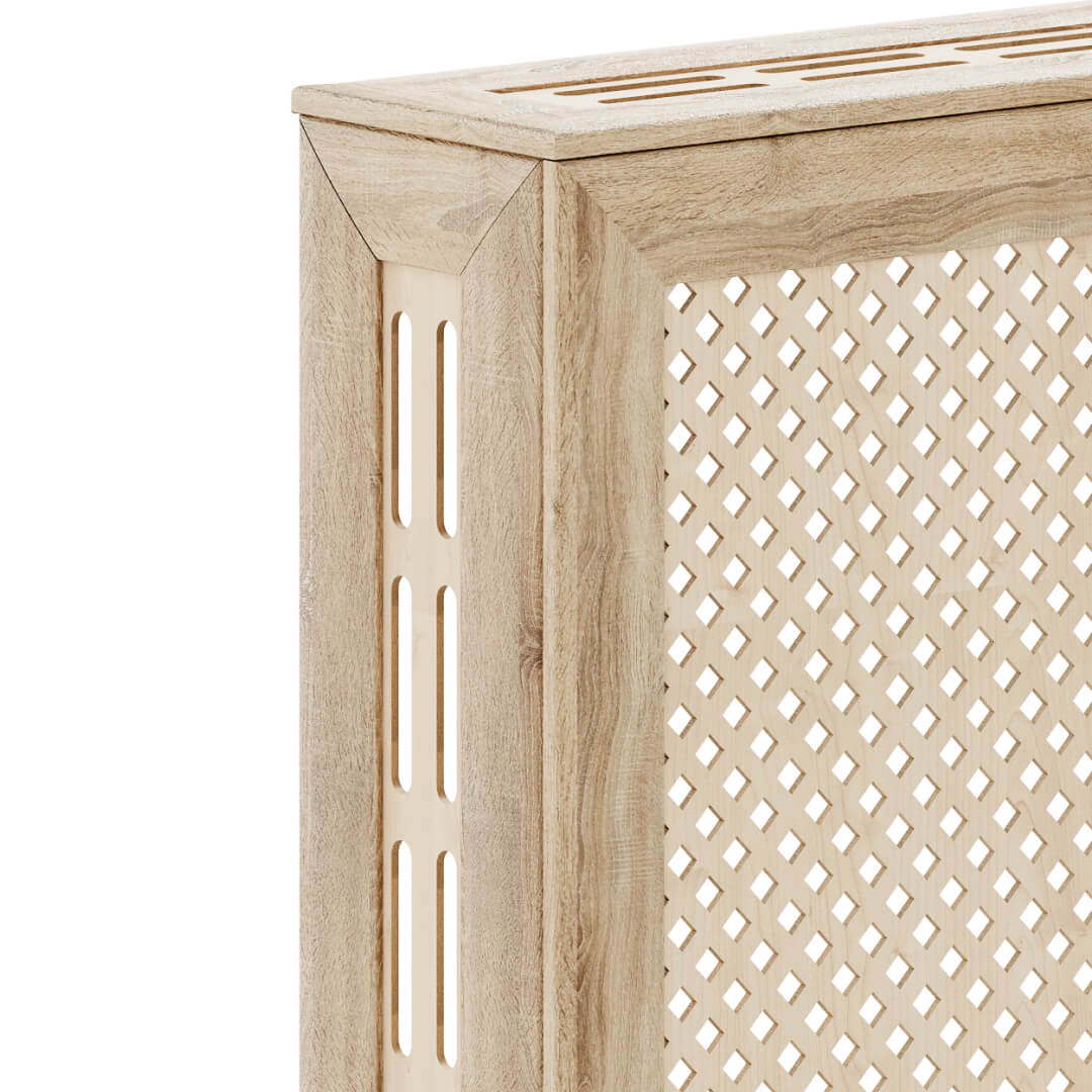 Экран для радиатора 60х60 см Глория дуб сонома STELLA Standart STSR-1076