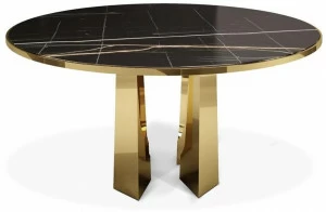 Porustudio Круглый обеденный стол из мрамора